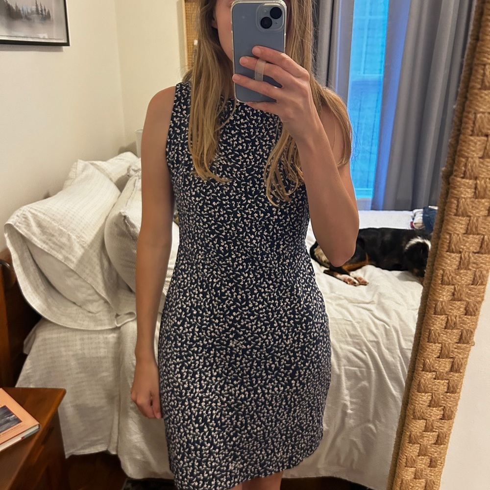 Old navy shift work dress small floral design